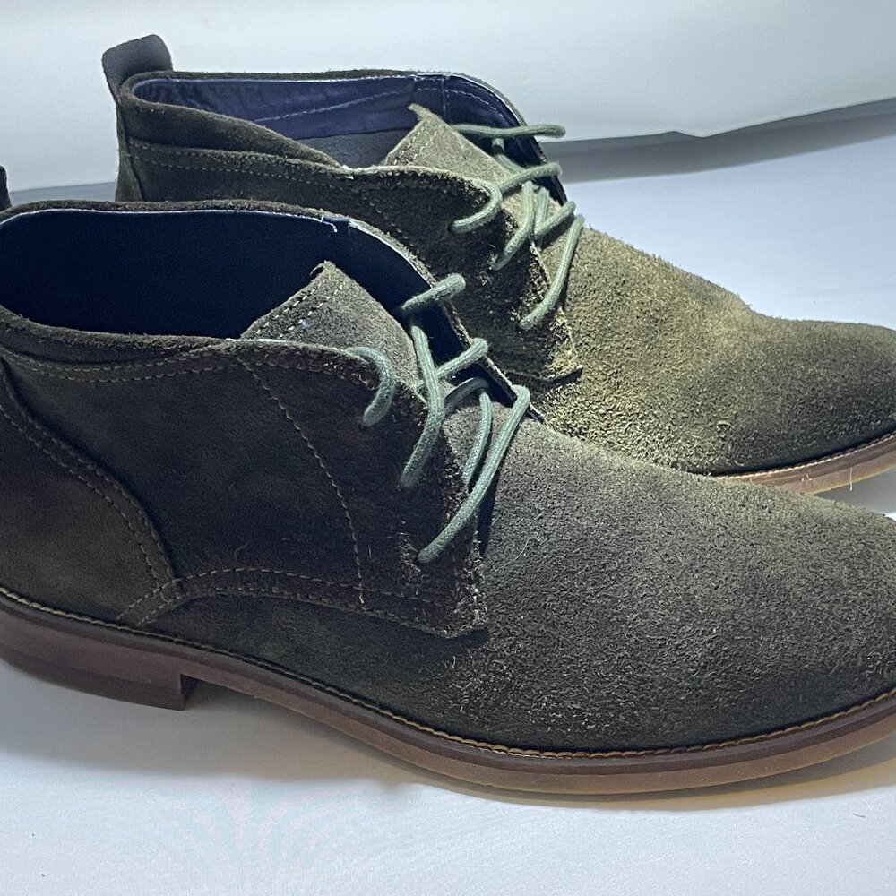Cole Haan Gray Suede 3 eyelet Chukka Mens Boots  Sz 11M